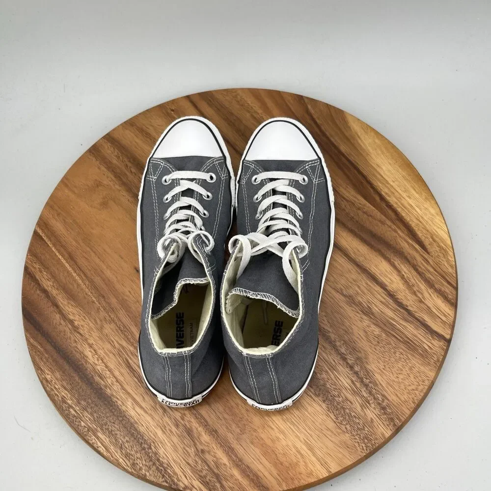 Converse All Star Chuck Taylor Shoes Mens Size 10 Gray Casual Skate Sneakers